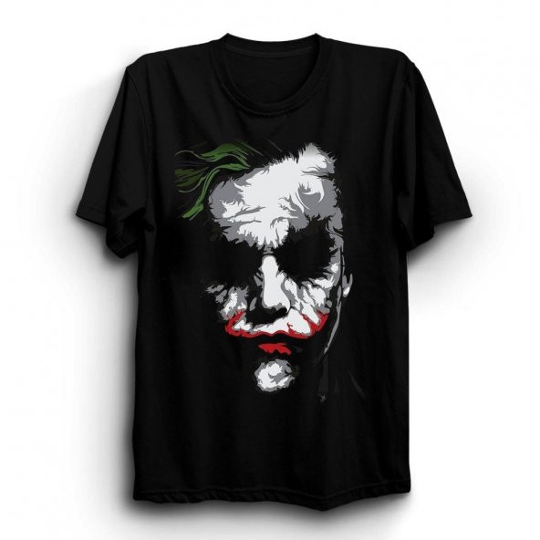Joker Baskılı Lisanslı T-Shirt  SİYAH L