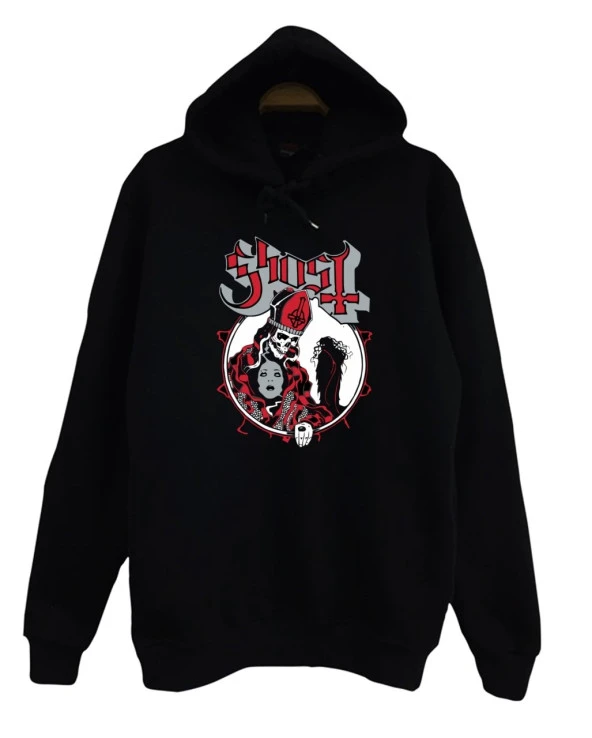 Ghost Baskılı Sweatshirt  SİYAH M