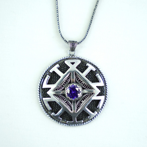 Pıtrak Motifli Kolye Ucu