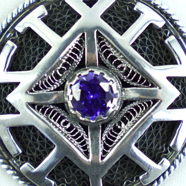 Pıtrak Motifli Kolye Ucu - 3