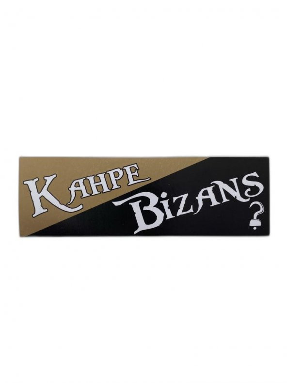 Yapışma Sticker Yazı - Bizans