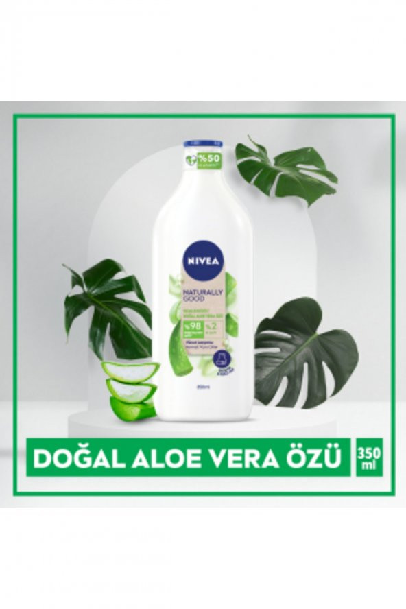 Nivea Naturally Good Vücut Losyonu Aloe Vera 350ml