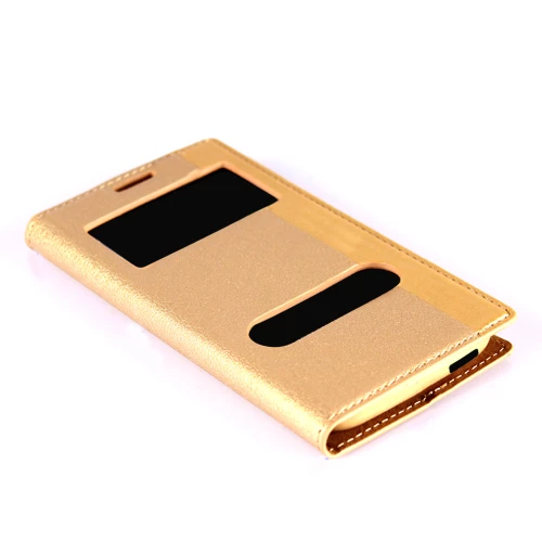 Casper VIA V9 Gizli Mıknatıslı Pencereli Magnum Kılıf Gold - 2