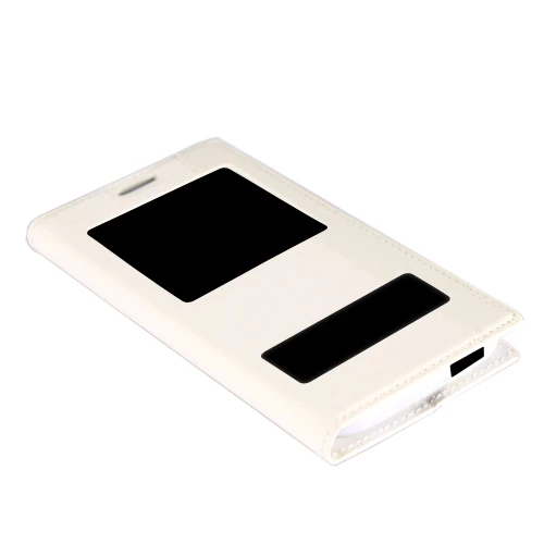 HTC Desire 826 Gizli Mıknatıslı Pencereli Magnum Kılıf Beyaz - 2