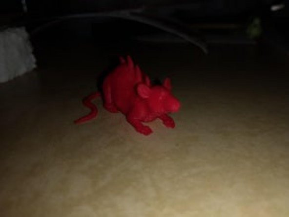 Dire Rat Minyatürü Tilescape Dungeons Critters Serisi Model Figür - 1