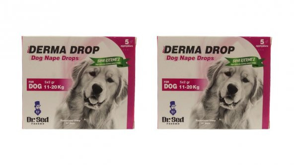 Dr Sed Pharma Derma 11-20 kg Köpek Dış Parazit Damla 2 Kutu