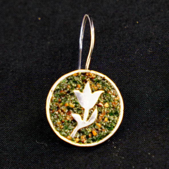 Mozaik Taşlı Küpe - 2