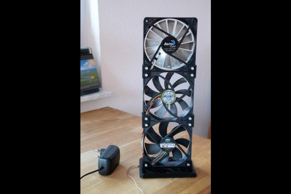 Nerd Fan (Bir Masa Fanı) Plastik Aparat - 1