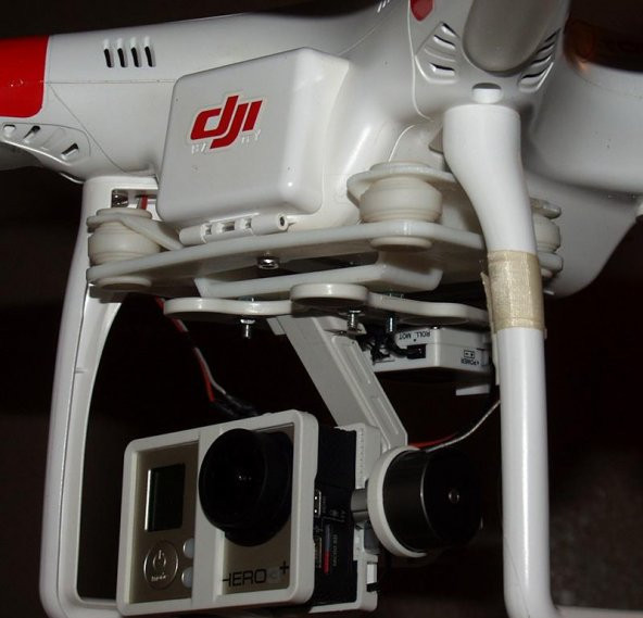 Dji Phantom 1 Ve F40 İçin Walkera G-2D Gimbal Plastik Aparat - 5