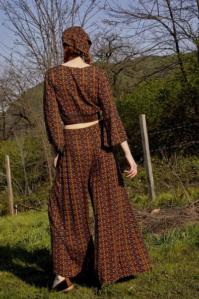 Palazzo Yüksek Bel Bol Kesim Pantolon - 5