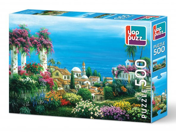 Yappuzz Sahil Köyü 500 Parça Puzzle