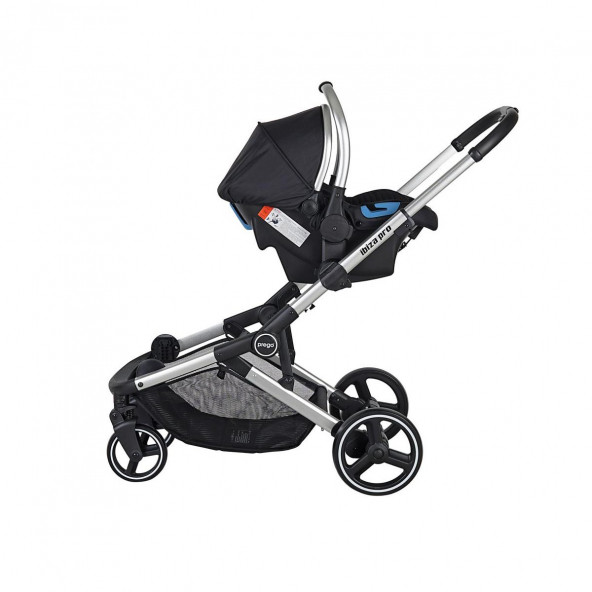 Prego Ibiza Pro Travel İkiz Bebek Arabası Siyah - 2