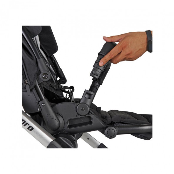 Prego Ibiza Pro Travel İkiz Bebek Arabası Siyah - 10