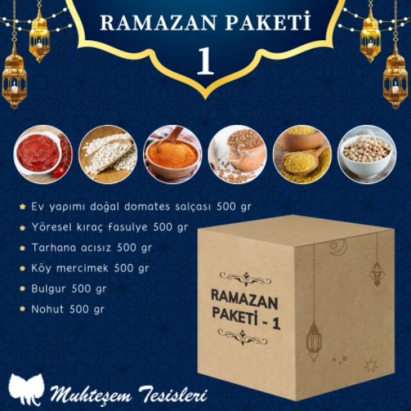 Muhteşem Tesisleri Ramazan Erzak Paketi - 1