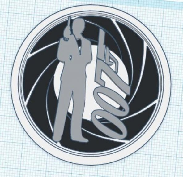 007 İris Modüler Logo Ekleme Plastik Aparat - 1