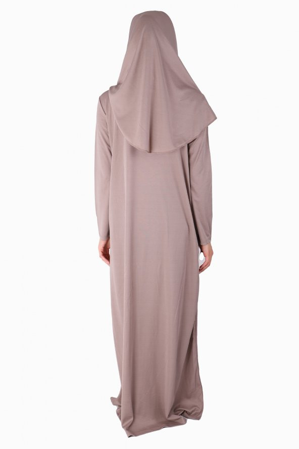 VİZON FERMUARLI NAMAZ ELBİSESİ