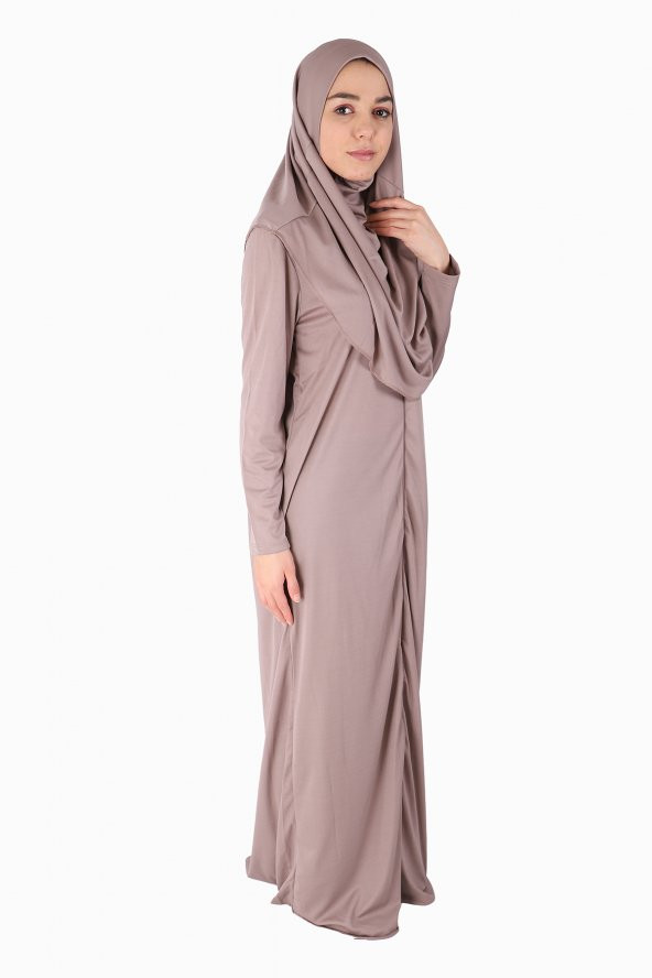 VİZON FERMUARLI NAMAZ ELBİSESİ - 2