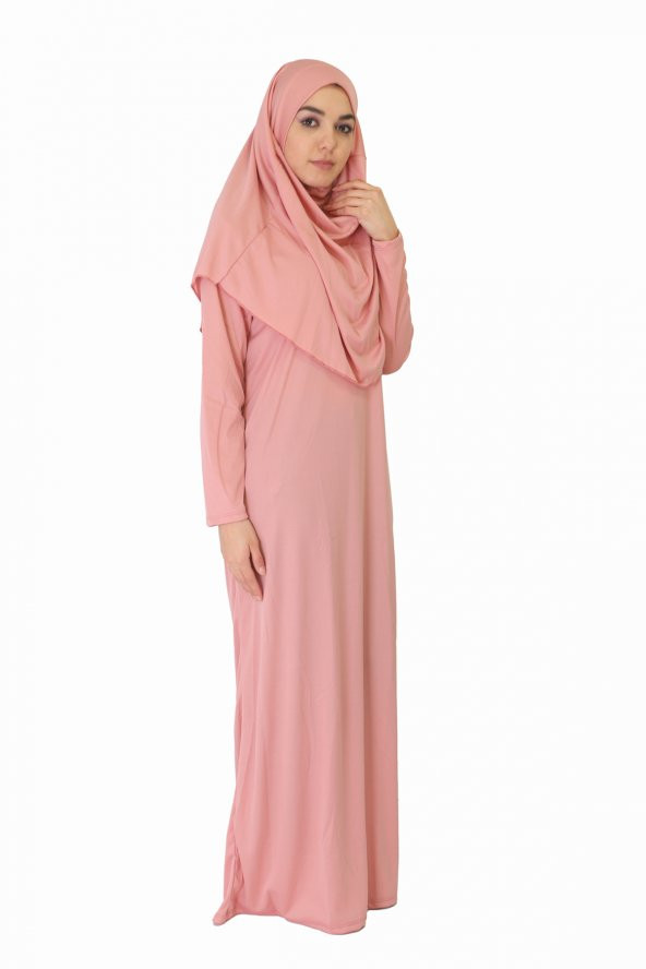 PUDRA FERMUARSIZ NAMAZ ELBİSESİ - 3