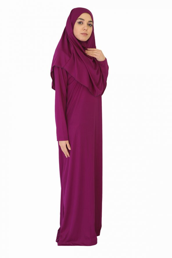 AÇIK MÜRDÜM FERMUARSIZ NAMAZ ELBİSESİ - 2