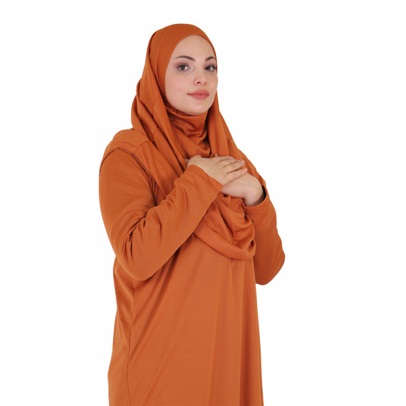 TABA FERMUARSIZ NAMAZ ELBİSESİ - 2