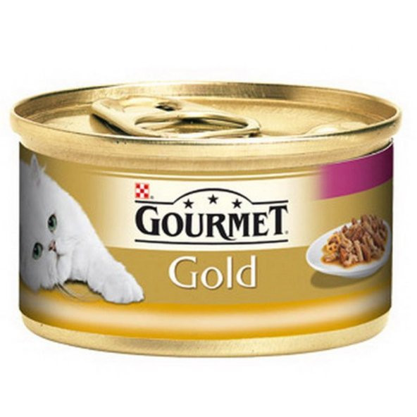 Purina Gourmet Gold Hindili Ördekli Konserve Kedi Maması 85 gr