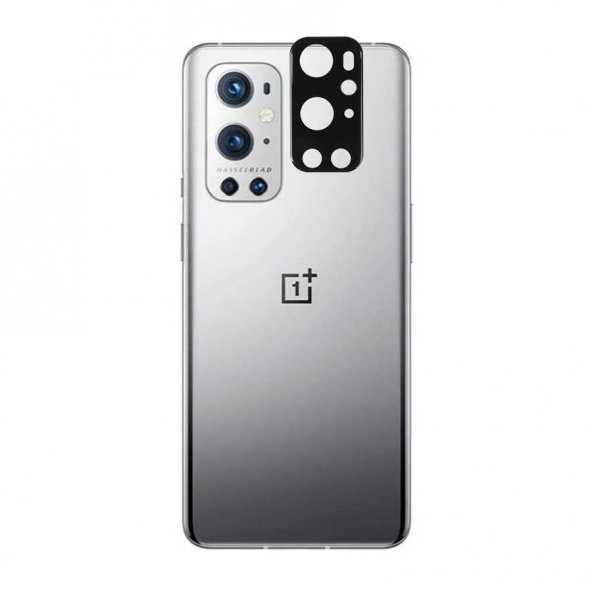 One Plus 9 Pro 3D Kamera Lens Koruyucu Temperli Cam Çerçeve