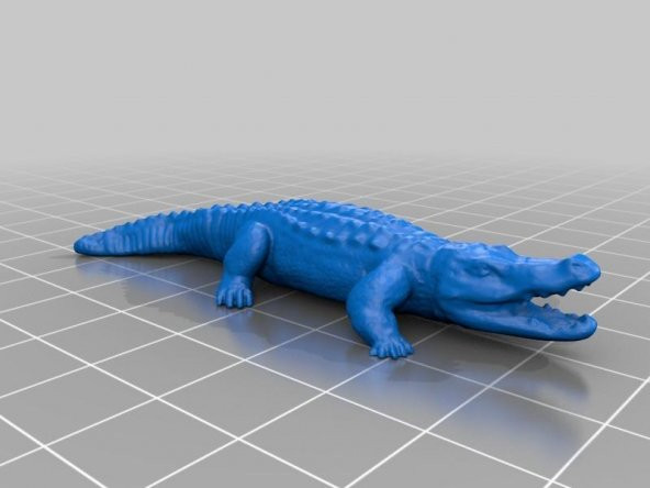 ワニ (Timsah) 3D データ Plastik Aparat - 1