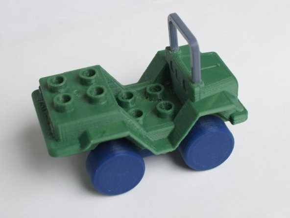 Duplo Uyumlu Araba Üssü 2 X 4 Plastik Aparat - 6