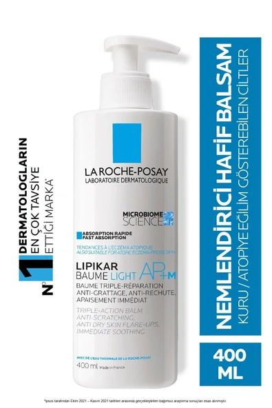 LA ROCHE POSAY Lipikar Baume LIGHT AP + M Atopiye Eğilim Gösterebilen Ciltler 3337875803786