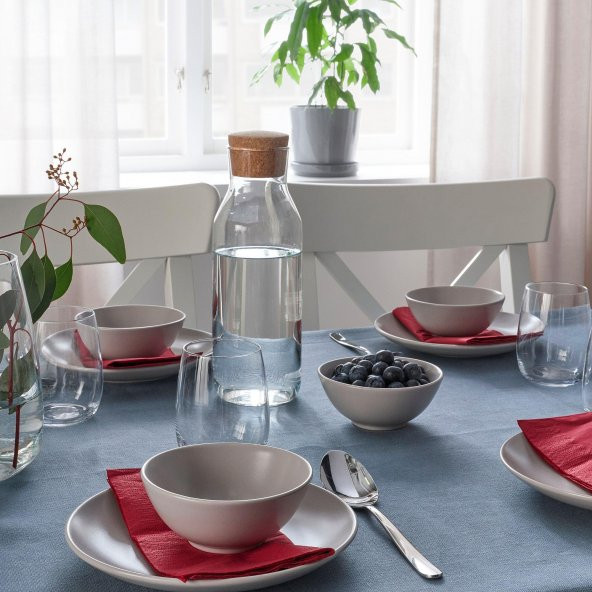 Servis Peçete IKEA 40x40 cm 50 Adet  Bordo  Renkli Peçete ıkea Meridyendukkan - 3