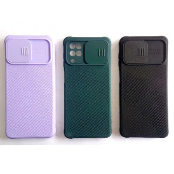 Samsung Galaxy A31 Kamera Korumalı Sürgülü Yumuşak Slikon Kılıf ürün görseli 1