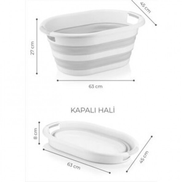 Hobby Life Katlanır Çamaşır Sepeti 38L - 3