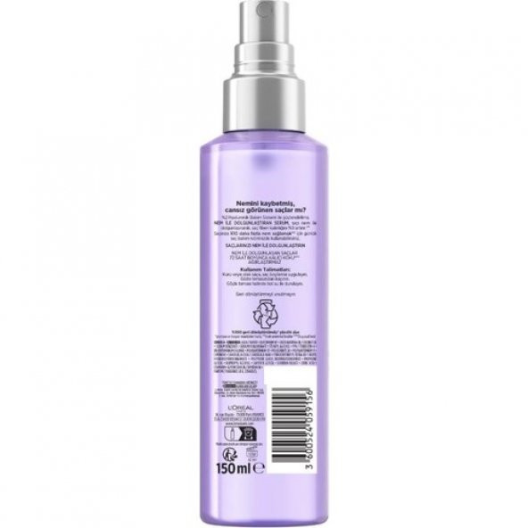 Loréal Paris Elseve Hydra [hyaluronic] Nem ile Dolgunlaştıran Serum 150ML - 2
