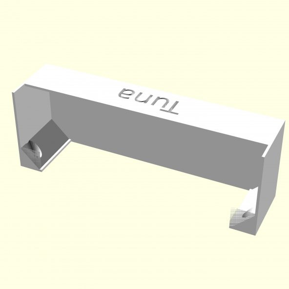 Tuna Kişiye Özel Üretim Vidasız Raf Sevgiliye Eşe Hediyelik Askı Organik Plastikten - 5