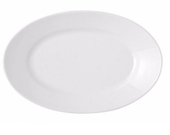 Porland Bella Beyaz Kayık Tabak 33 cm 04POR002098-ADET