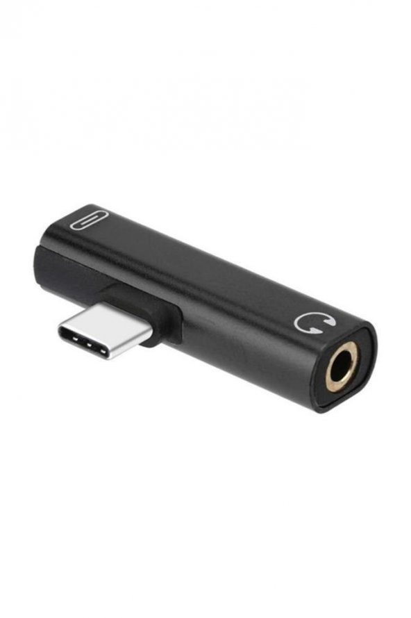 Type C To 3.5mm Stereo Kulaklık Aux Şarj Çevirici Dönüştürücü Adaptör - 4