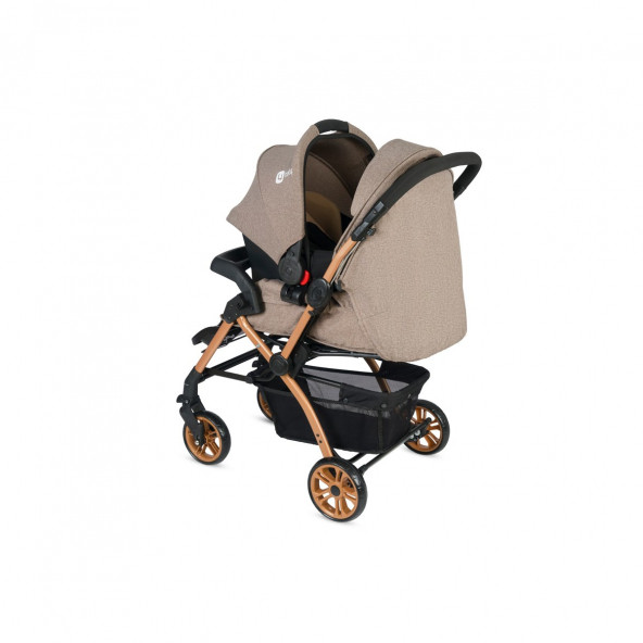 4 Baby Active Gold Travel Sistem Bebek Arabası Kahverengi - 2