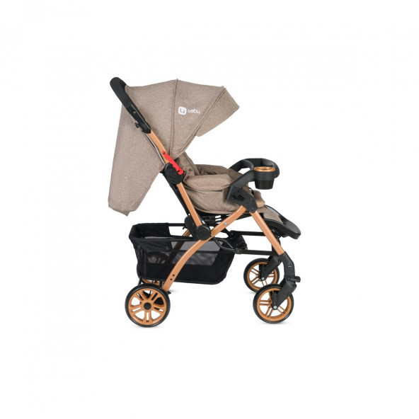 4 Baby Active Gold Travel Sistem Bebek Arabası Kahverengi - 3