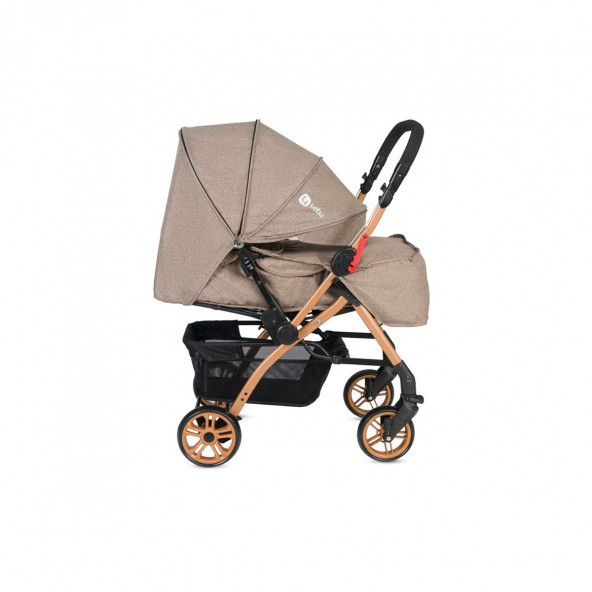 4 Baby Active Gold Travel Sistem Bebek Arabası Kahverengi - 8