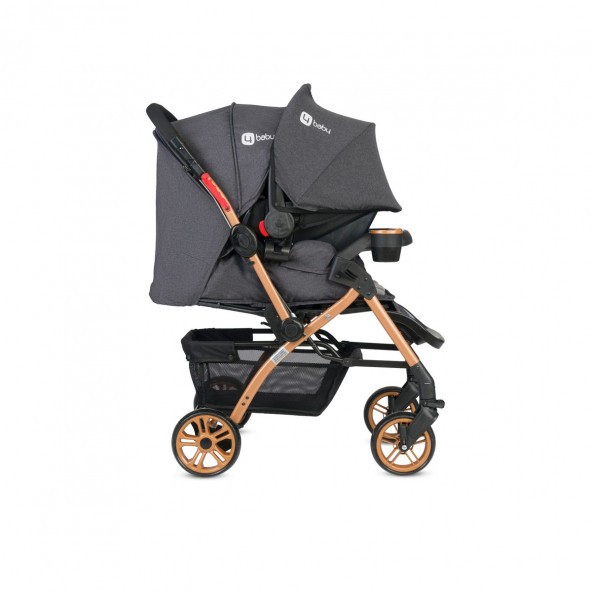 4 Baby Active Gold Travel Sistem Bebek Arabası Antrasit Gri - 2