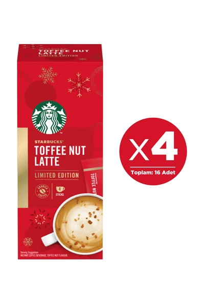 Starbucks Toffee Nut Latte Kahve Karışımı 16 x 21.5 G