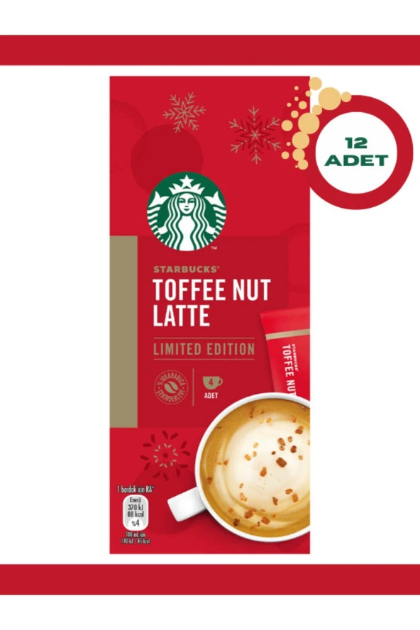 Starbucks Toffee Nut Latte Kahve Karışımı 12x21.5 G