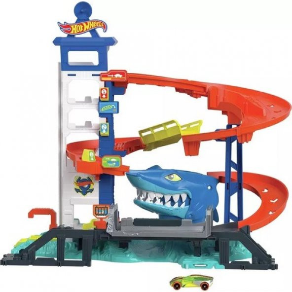 Hot Wheels Köpek Balığından Kaçış Oyun Seti HDP06 - 2