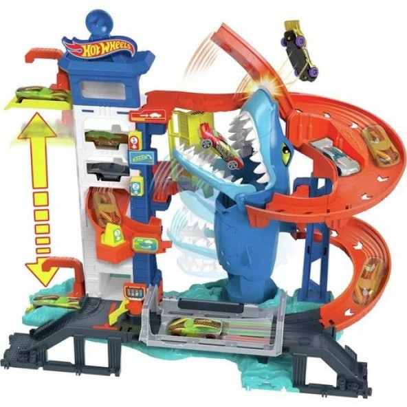 Hot Wheels Köpek Balığından Kaçış Oyun Seti HDP06 - 5