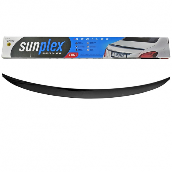 Sunplex Hyundai Accent Blue Bagaj Üstü Spoiler Piano Black 2011-2018 - Resim 4