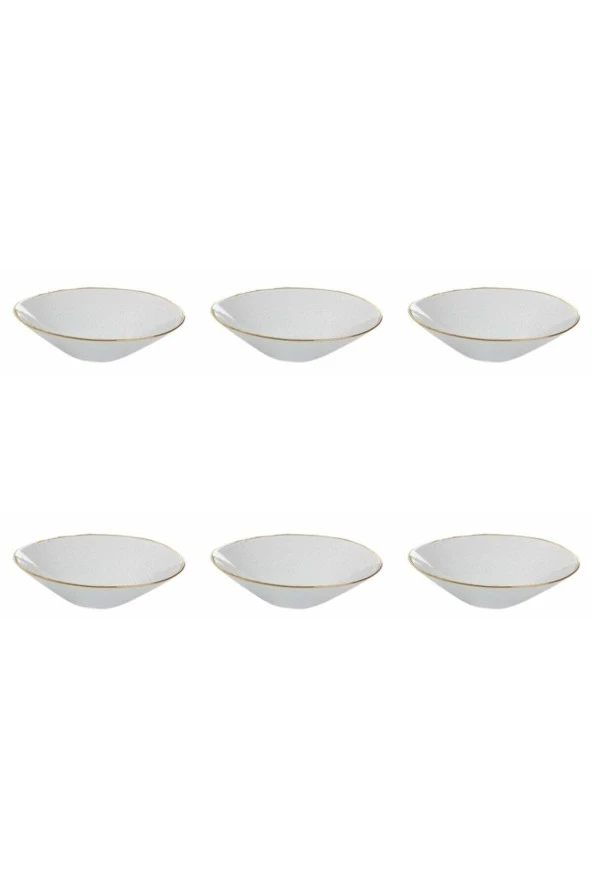 Porland Moon 6'lı Altın Yaldız Kase Set 15 Cm 04FIA001701-1 ürün görseli 1