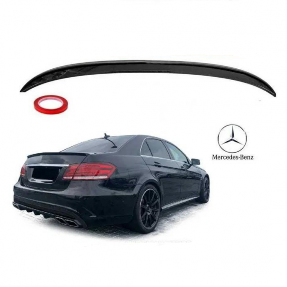 Sunplex Mercedes E Serisi W212 Bagaj Üstü Spoiler Piano Black 2009-2016