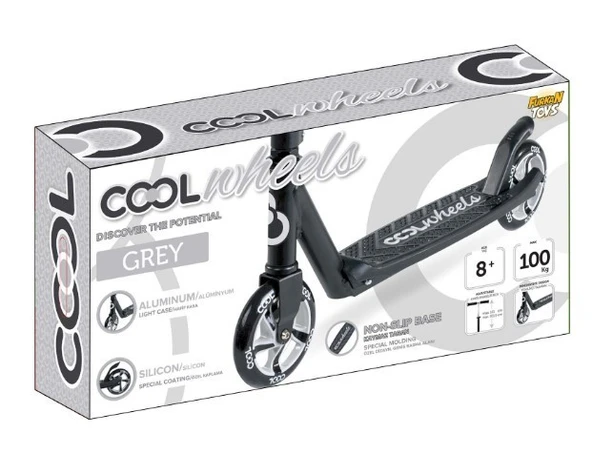Cool Wheels 2 Tekerli Katlanır Scooter +8 Yaş Gri - 2
