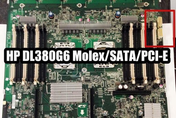 HP DL380G6 G7 SATA Power Kablo 2 li - Resim 3