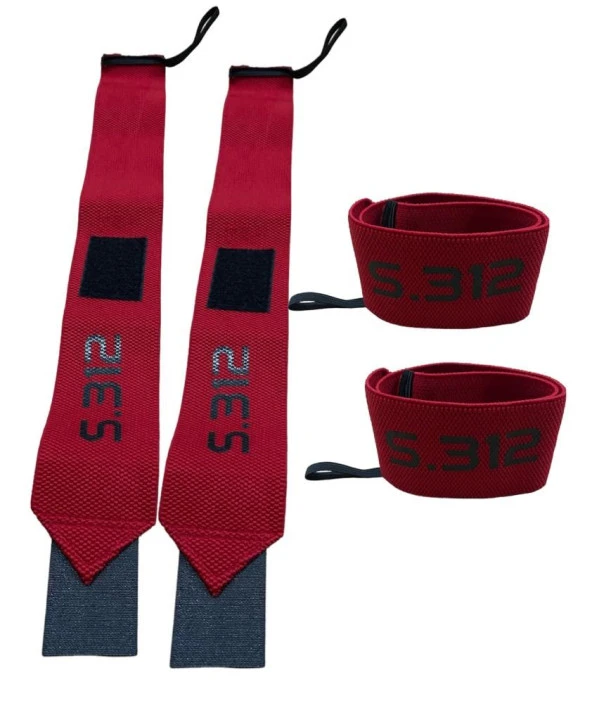 Pro Wrist Wraps 2li Paket - Halter, Crossfit, Power Lifting Bilek Bandajı 50 Cm X 6 Cm